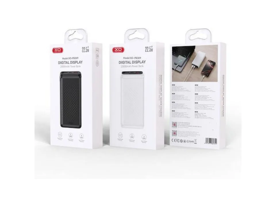 Side profile of the XO PB309 portable powerbank