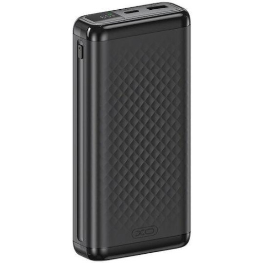 XO PB309 Powerbank Fast Charge, 20000mAh, 22,5W - Μαύρο (1)
