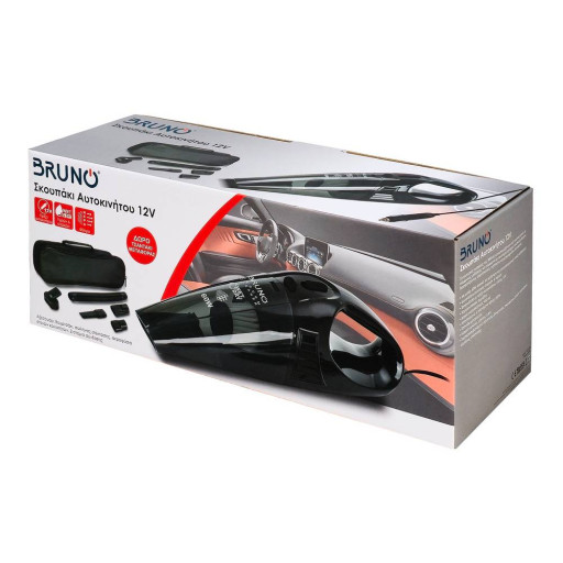 Car wet & dry handheld vacuum cleaner BRN-0294, 60W, 12V cigarette lighter cable, HEPA filter - Black (3)